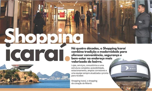 Anúncio do Shopping Icaraí na Revista NIT